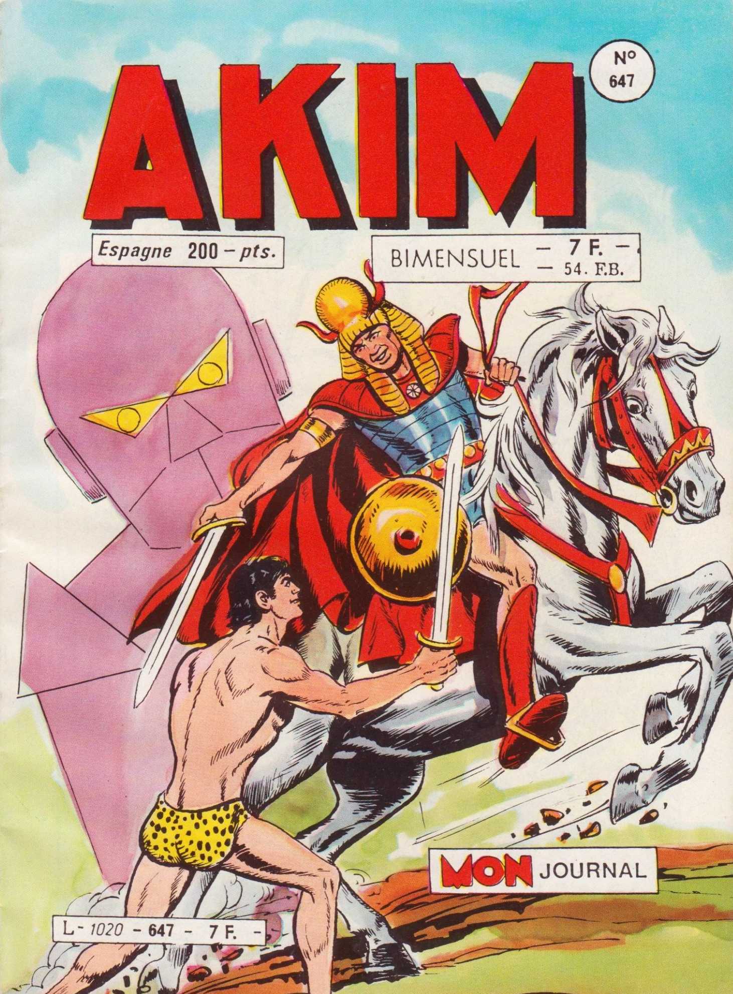 Scan de la Couverture Akim n 647